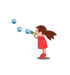 旅する女の子（個別スタンプ：8）