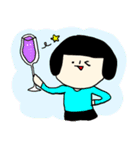 おかっぱ女子の日常スタンプ2（個別スタンプ：34）