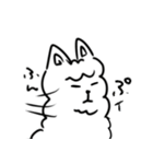 無表情なアルパカ2（個別スタンプ：5）