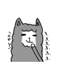 無表情なアルパカ2（個別スタンプ：15）
