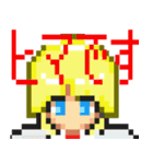 天使と悪魔のドット絵スタンプ（個別スタンプ：5）