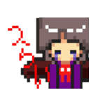 天使と悪魔のドット絵スタンプ（個別スタンプ：8）