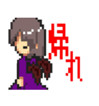 天使と悪魔のドット絵スタンプ（個別スタンプ：24）