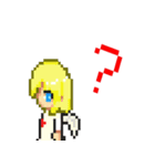 天使と悪魔のドット絵スタンプ（個別スタンプ：30）
