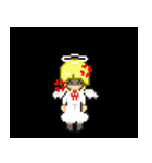 天使と悪魔のドット絵スタンプ（個別スタンプ：34）