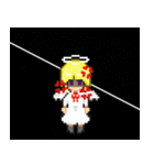 天使と悪魔のドット絵スタンプ（個別スタンプ：35）