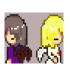 天使と悪魔のドット絵スタンプ（個別スタンプ：40）