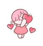ぴんくいろのこ。（個別スタンプ：1）