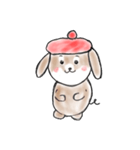 犬 落書き（仮）（個別スタンプ：1）