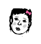 筆描きスタンプ（個別スタンプ：5）