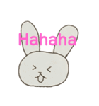 めちゃくちゃかわいいうさぎ（個別スタンプ：3）