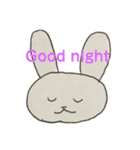 めちゃくちゃかわいいうさぎ（個別スタンプ：4）