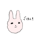頑張っているうさぎのスタンプ（個別スタンプ：10）