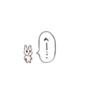 頑張っているうさぎのスタンプ（個別スタンプ：31）