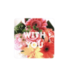 Flowerメッセージカード（個別スタンプ：1）