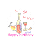 頑張ったイラスト（個別スタンプ：4）