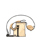 ピラティス猫の伸びる日常（個別スタンプ：3）