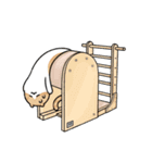ピラティス猫の伸びる日常（個別スタンプ：4）