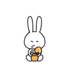 新 カラフルなうさぎ達（個別スタンプ：7）