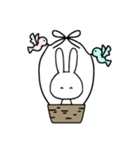 新 カラフルなうさぎ達（個別スタンプ：12）