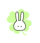 新 カラフルなうさぎ達（個別スタンプ：34）