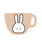 新 カラフルなうさぎ達（個別スタンプ：36）