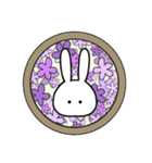 新 カラフルなうさぎ達（個別スタンプ：38）