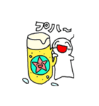 何かを食べたいうれしそうな子たち（個別スタンプ：4）