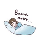いろんな言葉であいさつ！(イタリア語編)（個別スタンプ：4）
