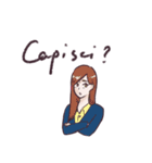 いろんな言葉であいさつ！(イタリア語編)（個別スタンプ：13）