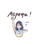 いろんな言葉であいさつ！(イタリア語編)（個別スタンプ：14）