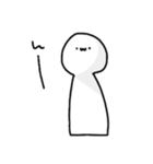 ( ˙꒳​˙  )ほわいとぉ（個別スタンプ：3）
