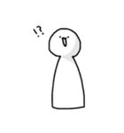 ( ˙꒳​˙  )ほわいとぉ（個別スタンプ：8）