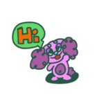 プードルのピナ子（個別スタンプ：1）