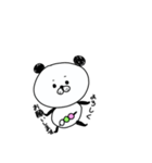 口悪い団子好きのぱんだ。（個別スタンプ：1）