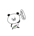 口悪い団子好きのぱんだ。（個別スタンプ：7）