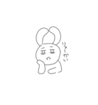 あまりかわいくないうさぎ（個別スタンプ：37）