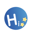 あいさつ（日本語、英語）（個別スタンプ：1）