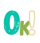 毎日つかえる デカ文字（個別スタンプ：40）