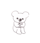 そのままコアラさん（個別スタンプ：2）