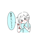 おばけとわたし（個別スタンプ：25）