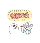おばけとわたし（個別スタンプ：40）