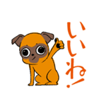 プチブラっこ（個別スタンプ：3）