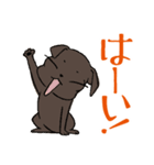 プチブラっこ（個別スタンプ：4）