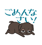 プチブラっこ（個別スタンプ：12）