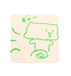 女の子への手描きスタンプ！（個別スタンプ：9）