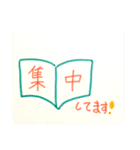 女の子への手描きスタンプ！（個別スタンプ：13）
