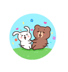 モチとナットウ（個別スタンプ：1）