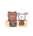 モチとナットウ（個別スタンプ：28）
