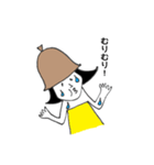 サウナでおかっぱ子（個別スタンプ：4）